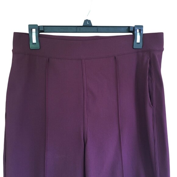 Lululemon Urban Strides Super High Rise Pants Cassis Purple Red Women's Size 10 - Picture 3 of 11